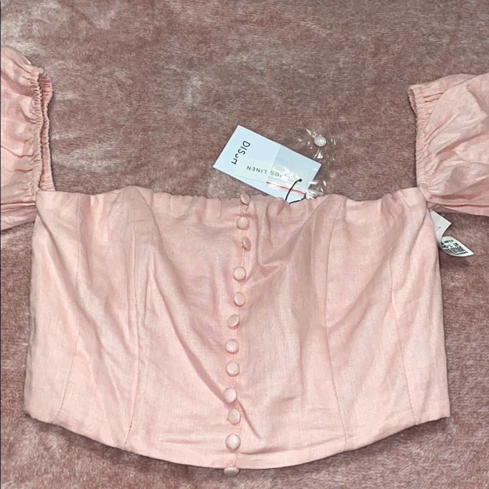 blush crop top